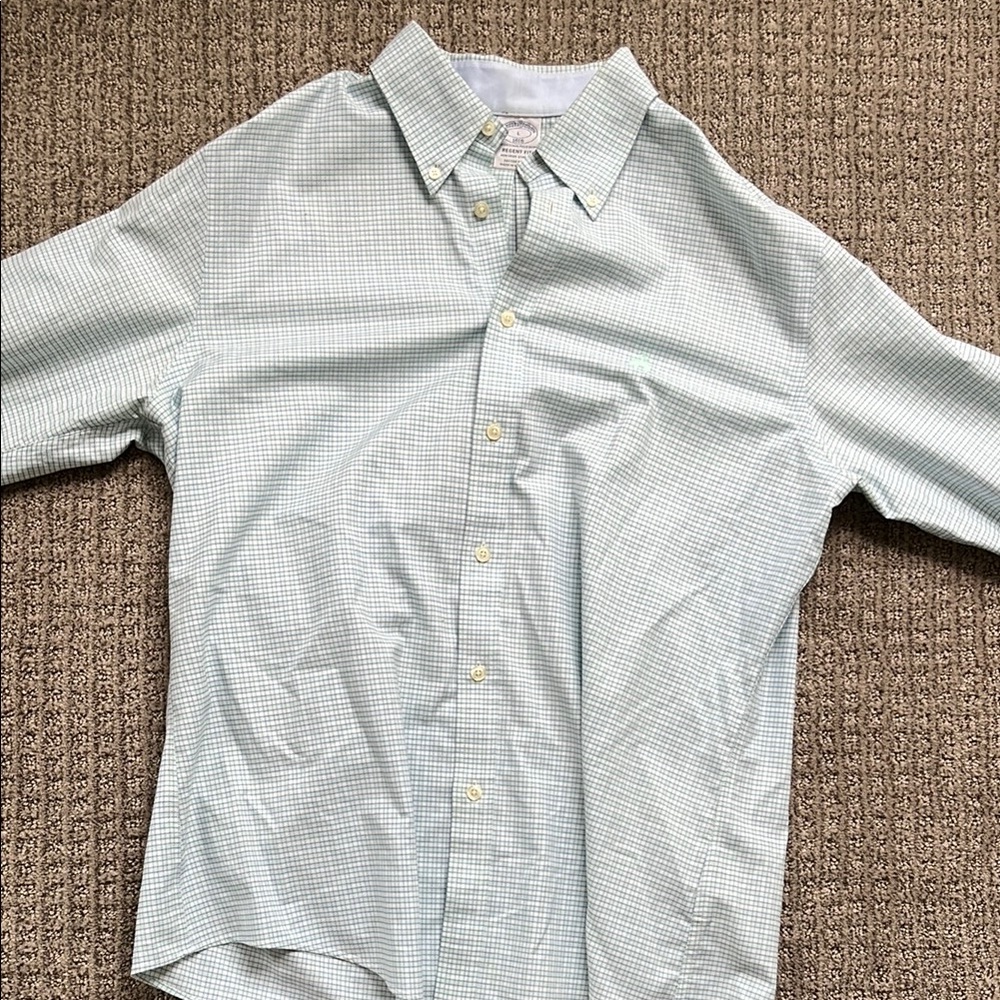 Brooks Brothers Green Casual Button Down Shirt